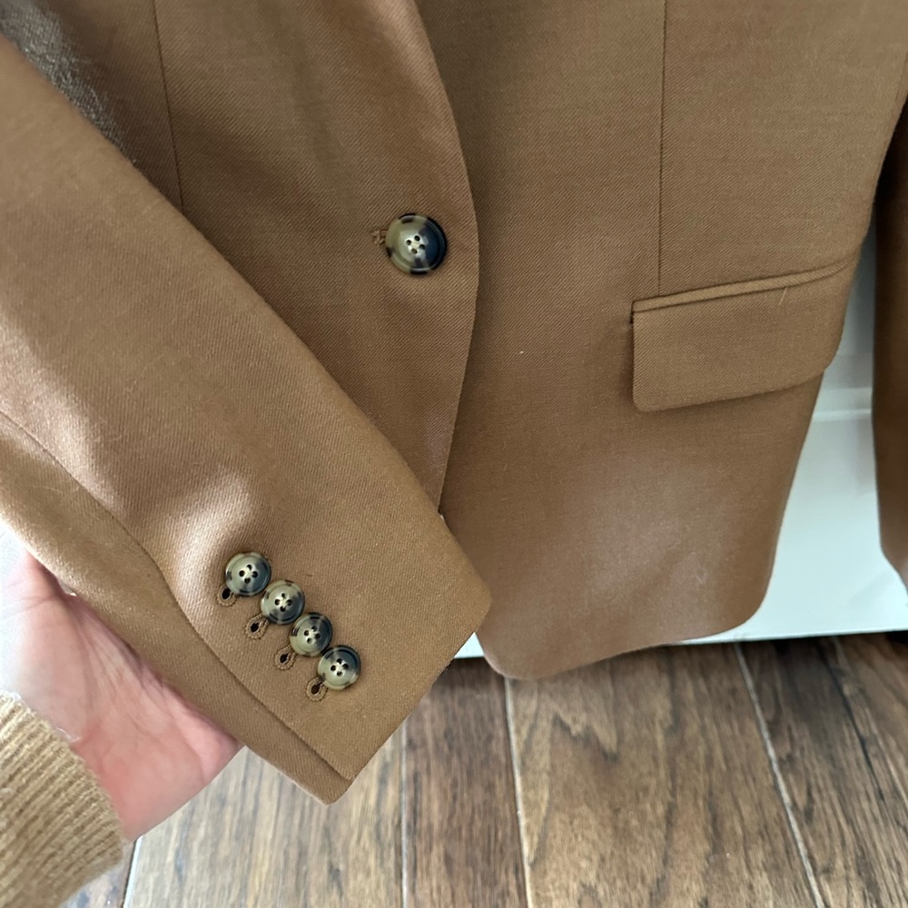 Jcrew regent tan blazer 4p - Picture 4 of 5
